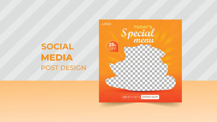 Burger Post Design Template, Food Post Design, pizza Post Design, food Design Template, post Design, food posts, Social Media foof Post Design,