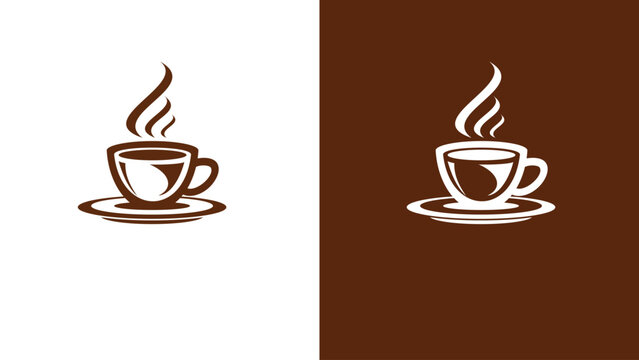 Modern coffee shop logo, coffee cup icon, Vector coffee icons, coffee logos, coffee logo set,