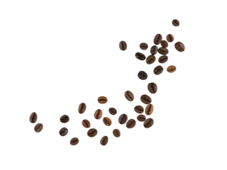 Selbstklebende Fototapeten Cafe Abstract coffee bean for background isolated  © berkahjayamaterial