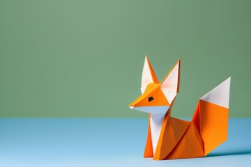 origami figure of a fox