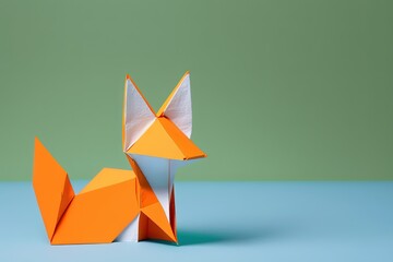 origami figure of a fox