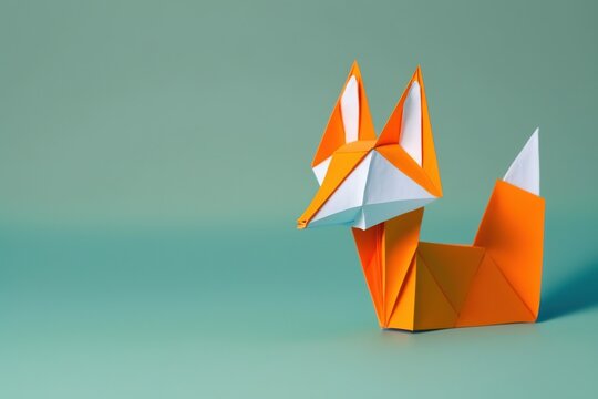 origami figure of a fox