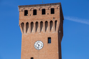 historic center formigine the medieval castle with towers and ramparts © francescodemarco
