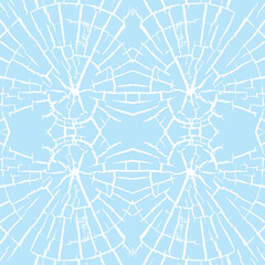 Obraz premium seamless textured pattern mosaic - shattered glass