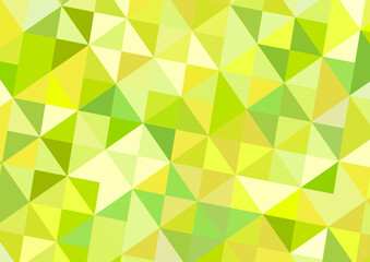 幾何学模様のグリーン背景