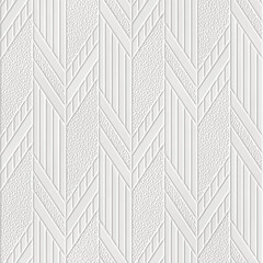 Embossed motif pattern on paper background, seamless texture, chevron and stripes pattern, paper press, 3d illustration - 578386966