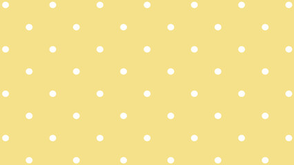 White dots in yellow background