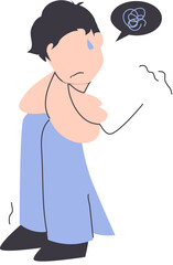 Indonesia high school student illustration, indonesian student clipart, back to school, education