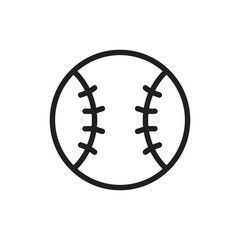 baseball icon design vector template
