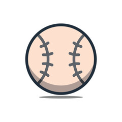 baseball icon design vector template