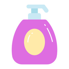 Liquid soap dispenser vector icon, modern and trendy style