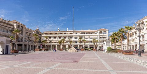 Platz de Espana in Nerja, Andalusien, Spanien
