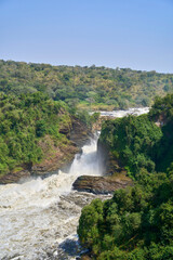 Fototapeta na wymiar Waterfall at Murchison Falls National Park, Uganda