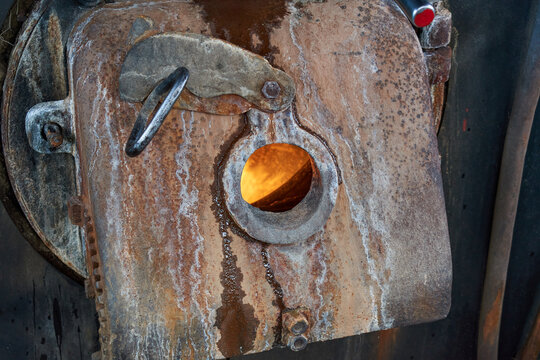 Old Coal Boiler Of The Patagonian Express Train 