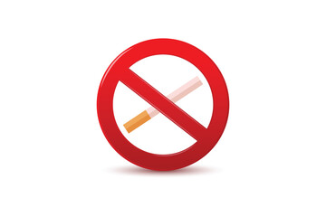 vector no smoking sign