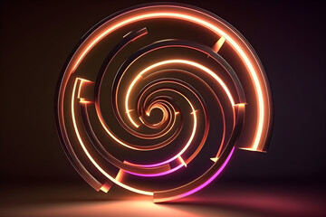 abstract background with spiral