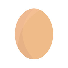 Chicken egg vector. Egg vector icon.