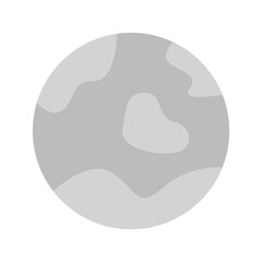 Planet vector. Modern trendy picture of the planet vector. Planet flat vector icon.