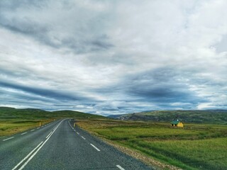 Fototapeta na wymiar Driving on the Ring Road, Iceland