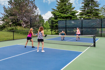 Doubles Game of Pickleball