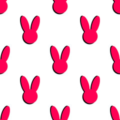 Obraz premium seamless pattern with rabbits
