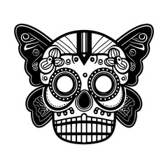 Kawaii Skull Logo Brings a Cute Twist to a Classic Design