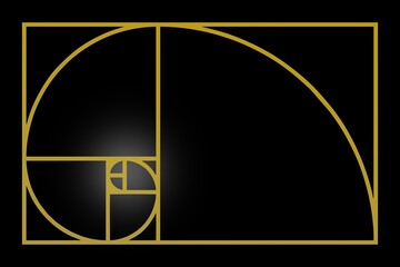 the golden ratio isolated image 