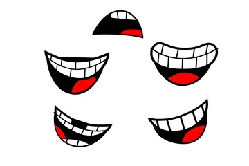 illustration of a mouth with a smile