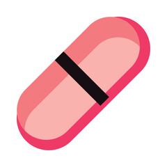 flat pink pill