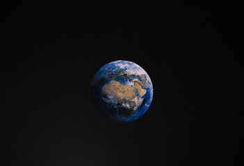 Naklejka na ściany i meble planet earth seen from afar 
