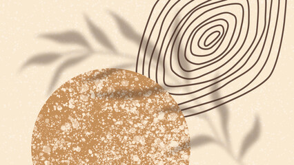 Boho Background in natural colors.