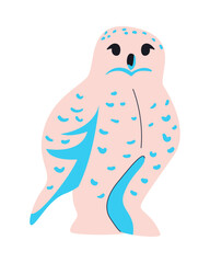 flat arctic owl