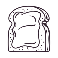 flat toast design