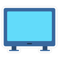 Smart Tv Sticker Icon