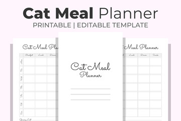 Cat Meal Planner