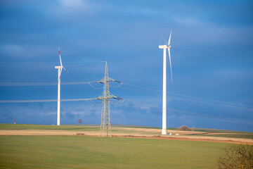 Windkraft in der Landschaft