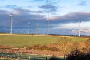 Windkraft in der Landschaft