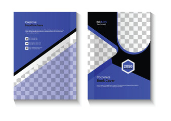 Modern and clean business  book cover design