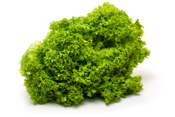 Obraz premium Herbaceous annual plant Leaf lettuce on a white background