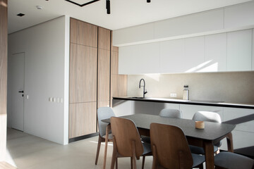 Modern kitchen in house