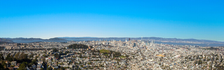view to skyline of San Francisco