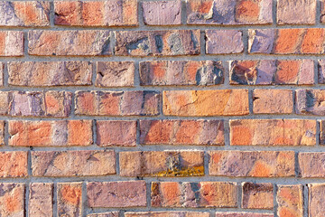 pattern of harmonic brick wall background