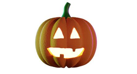 halloween jack o lantern pumpkin png format isolated
