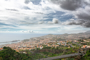view of the city funchal