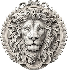 lion head vector medallion © Gpbolde