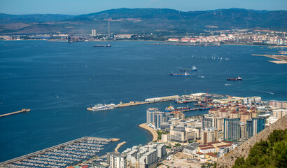 Ports de Gibraltar et Algeciras, Andalousie, Espagne