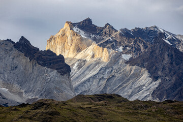 Impressive mountains of Torres del Paine National Park in Chile, Patagonia, South America