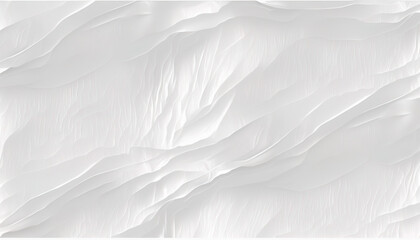 Obraz premium Abstract white background - Minimalistic White Wave Texture for Your Design Needs - ai generated