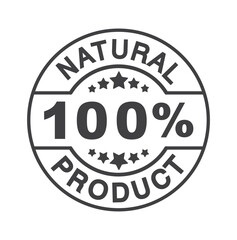 Fototapeta premium Tag, sticker, label or badge for healthy product.