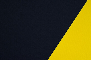 Colored geometric black and yellow paper texture background